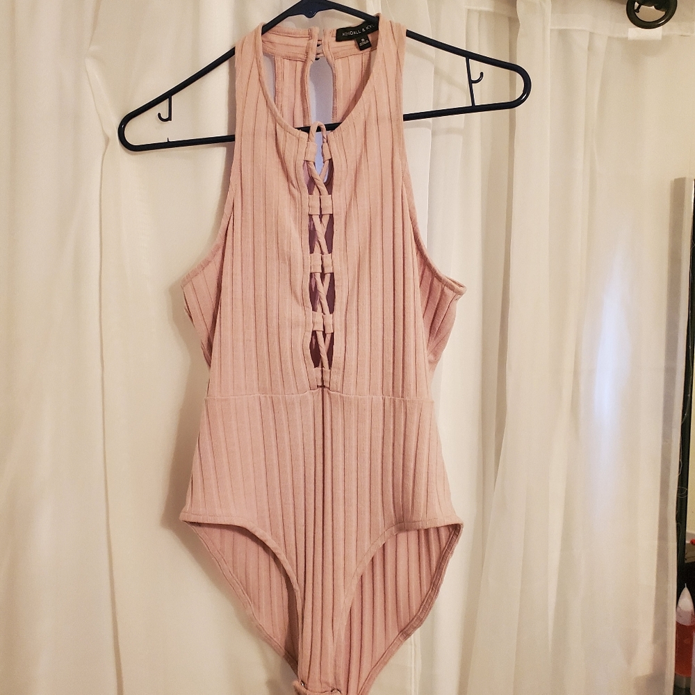 KENDALL & KYLIE Blush, Small, Bodysuit